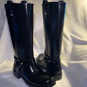 NWOT Michael Kors Stormy Rubber Knee Rain Boot size 7